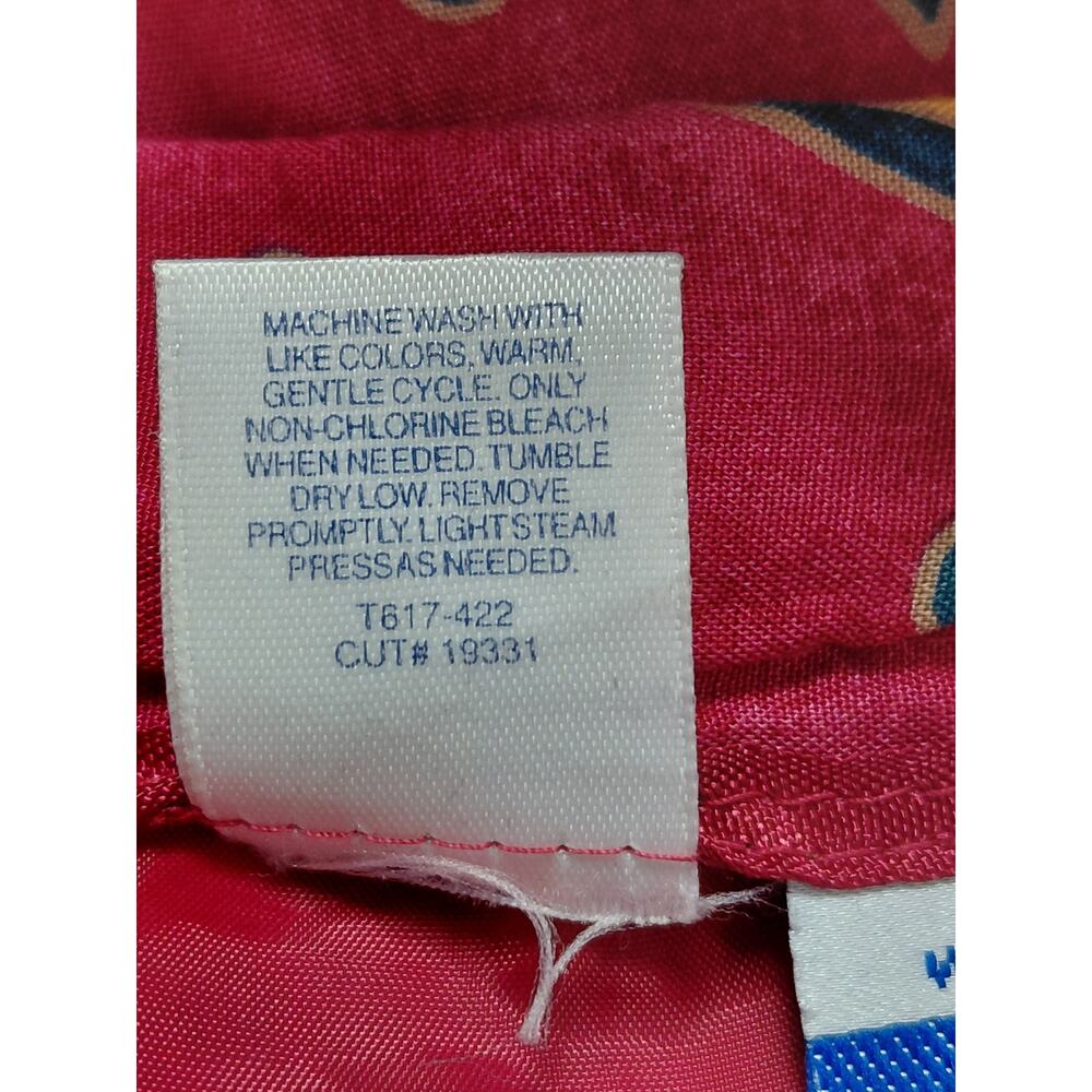 Pendleton Classic Rayon Pink Geometric Print Skir… - image 5